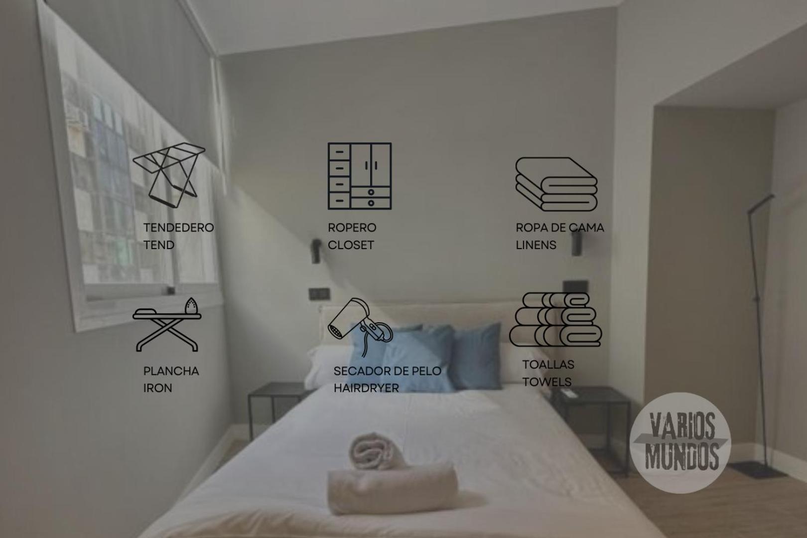 Central Apt De 2Hab Para 5Pax En Calle Silva E2 Madrid Exterior foto